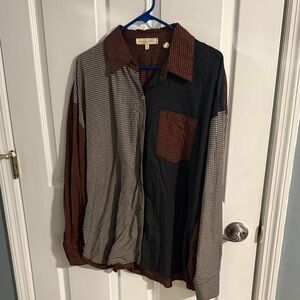 Gilded Intent Multicolor Button Down Shirt